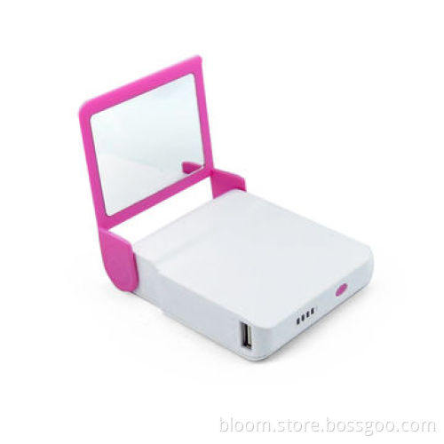 12,000mAh Portable Mirror Power Bank for iPhone6, 5V 1A OutputNew